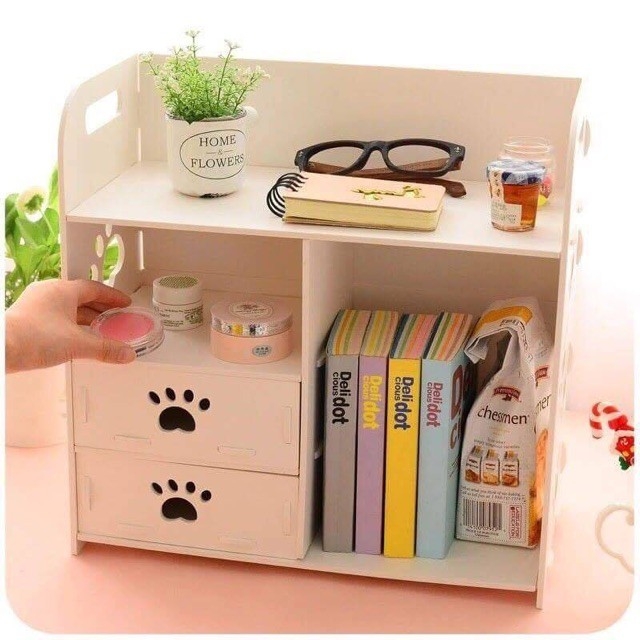 TỦ MINI ĐỂ ĐỒ ĐA NĂNG 2 NGĂN KÉO 38x38x17.5cm