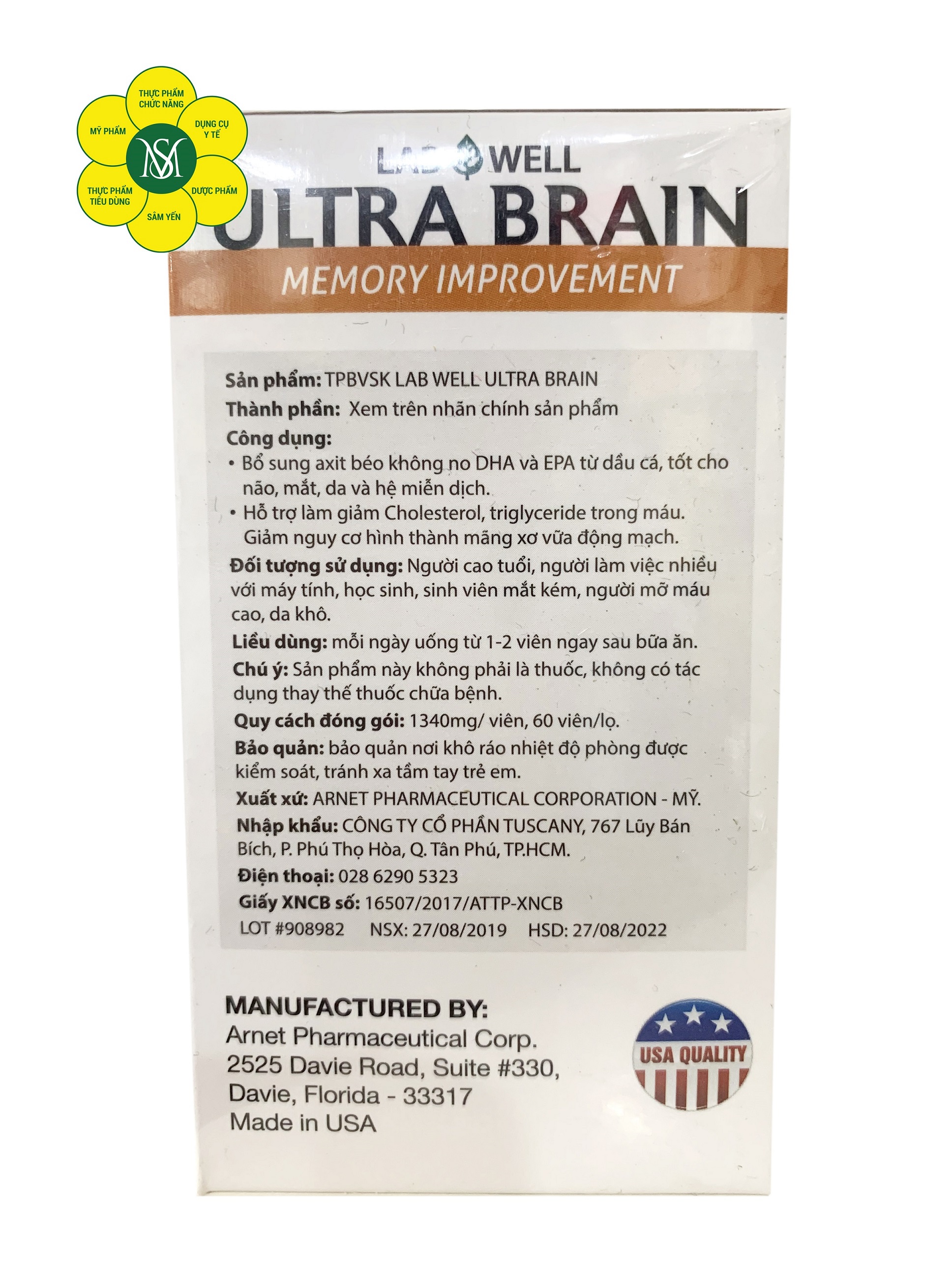 VIÊN UỐNG BỔ NÃO ULTRA BRAIN