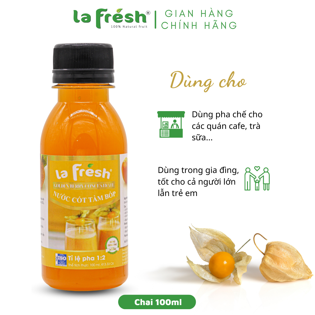 Nước cốt Tầm bóp Lafresh chai 100ml