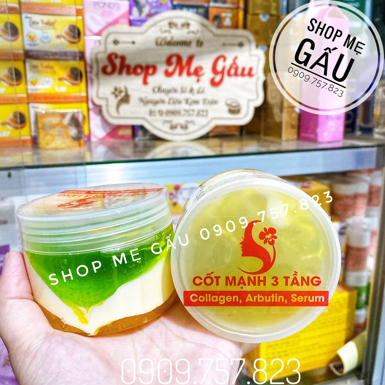 KEm Cốt mạnh 3 tầng 100g siêu trắng