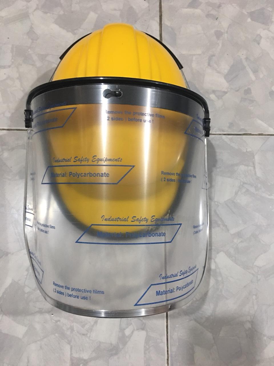 [HCM]Nón bảo hộ có kính che mặt SB-100