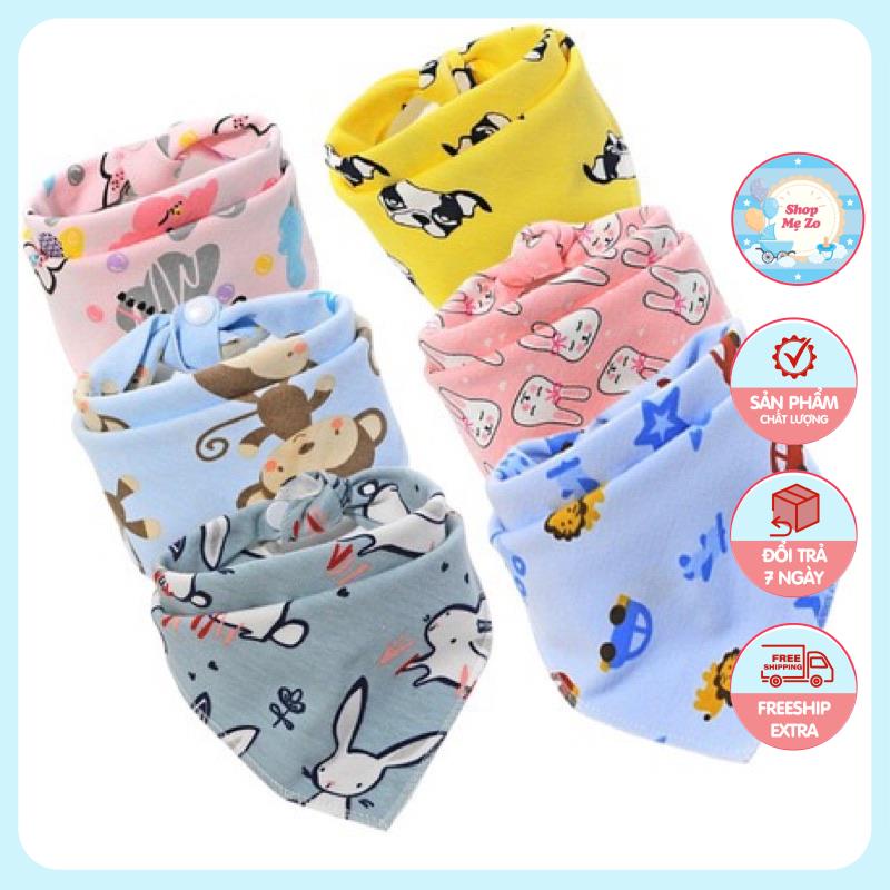 yếm cotton cho bé sơ sinh