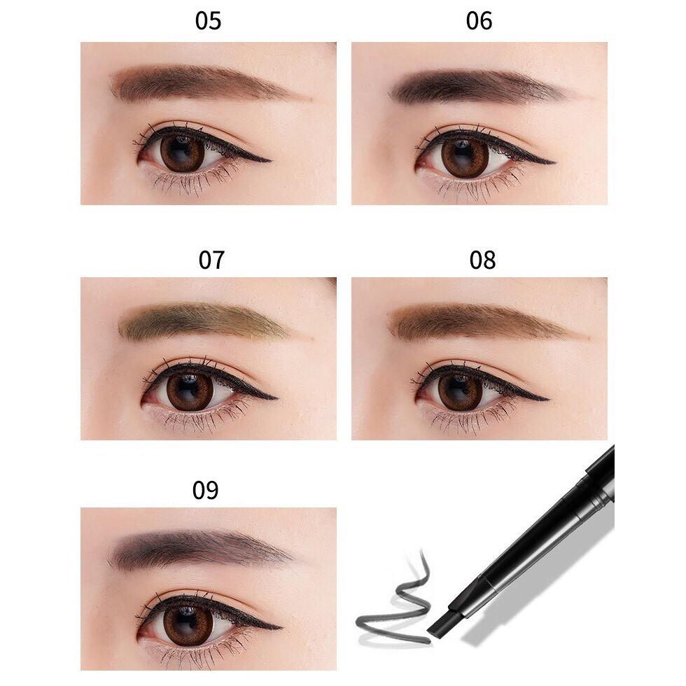 Bút chì kẻ lông mày MAYCREATE 2 trong 1 (Số 6)