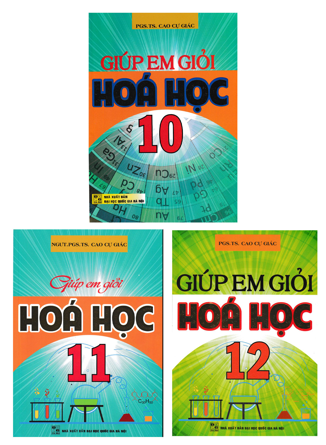 Combo giúp em học giỏi hoá 10, lớp 11, lớp 12