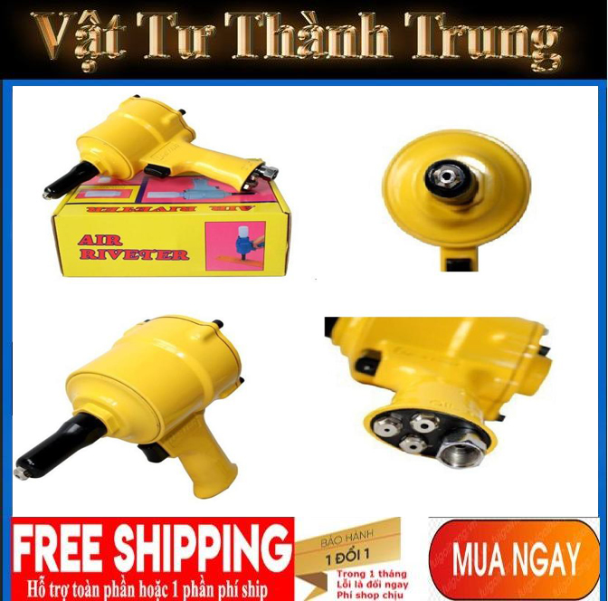 Đầu rút đinh Air Riveter bằng hơi