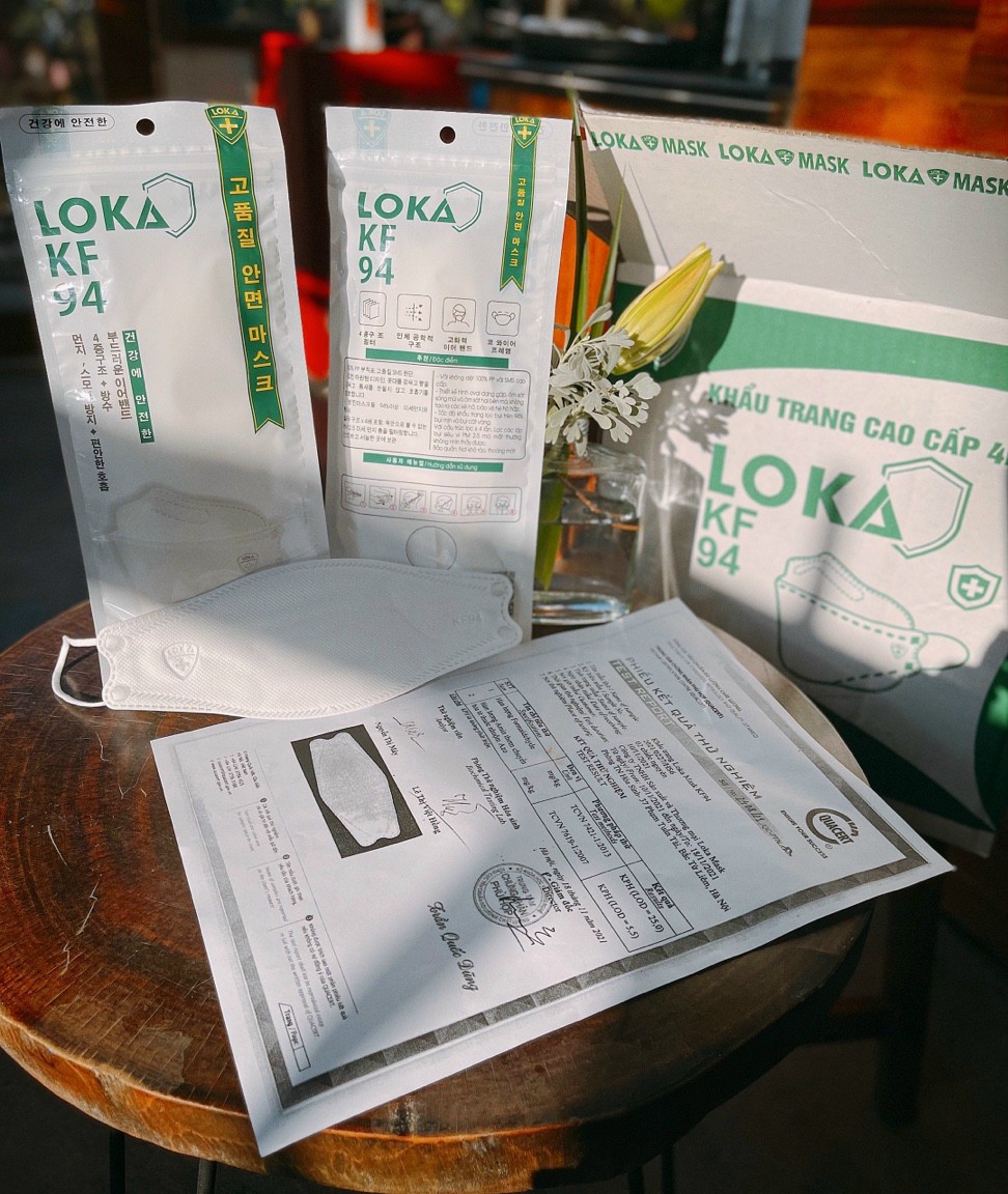khẩu trang kf94 hãng LOKA mask