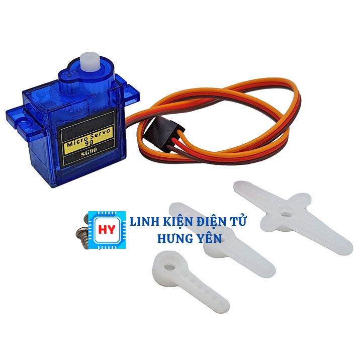 Động cơ servo mini 9g sg90 góc quay 180 độ - 360 độ
