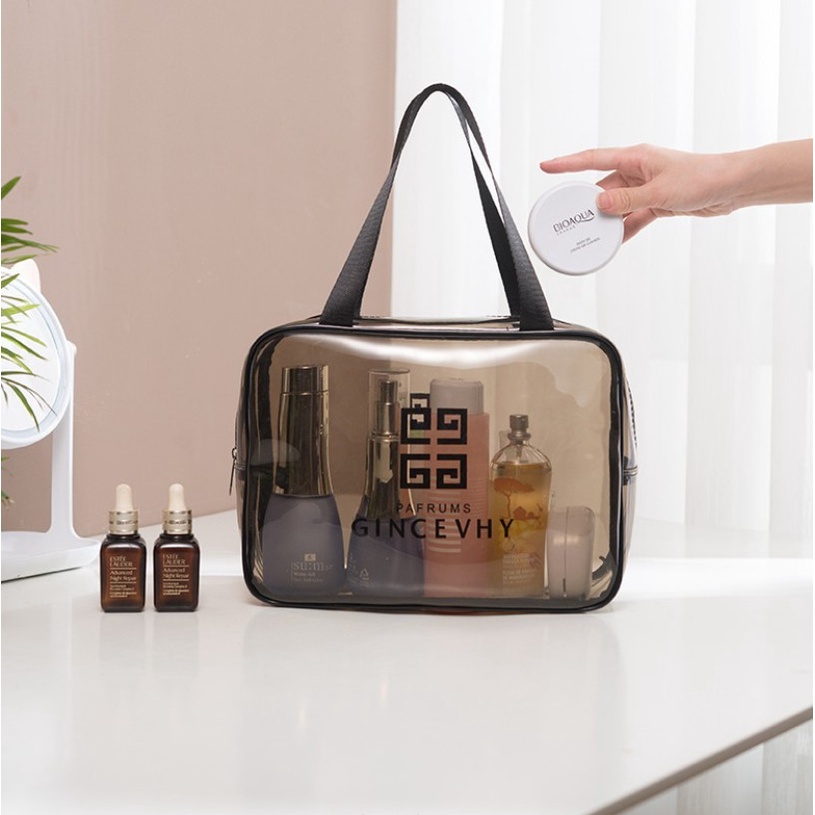 Túi đựng Mỹ Phẩm Trong Suốt Chống Nước- Set 3 Túi đựng đồ Trang điểm Du Lịch- Túi đựng Mỹ Phẩm, đồ Trang điểm Chống Thấm Nước Tiện Dụng Loại đẹp
