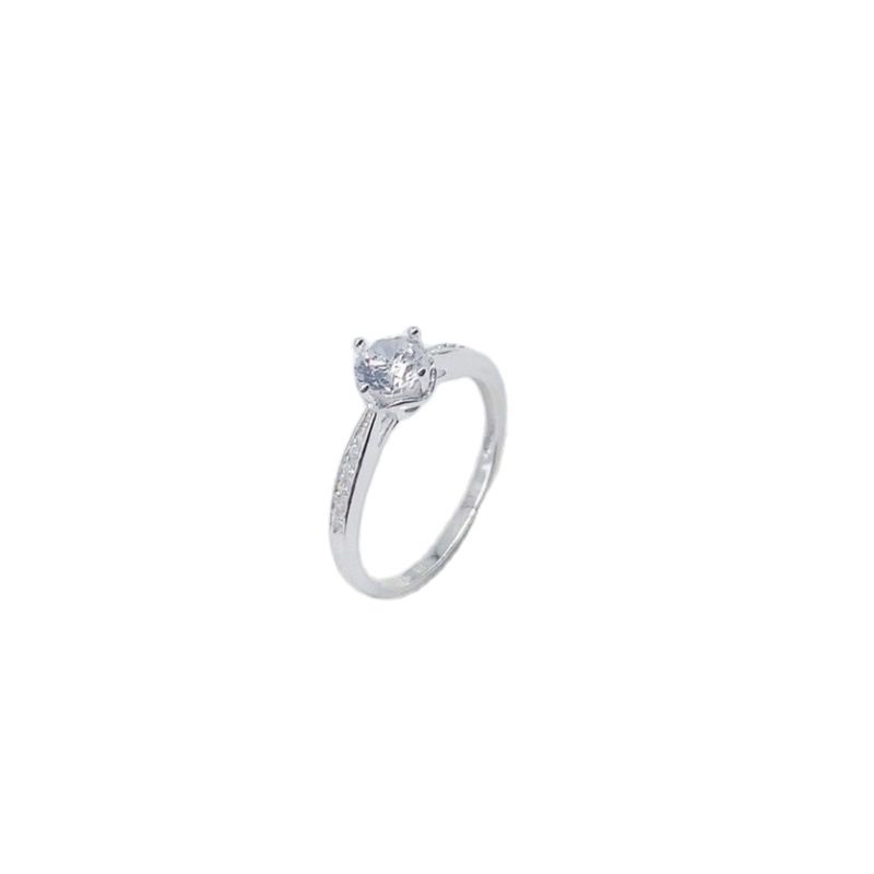 Nhẫn nữ bạc ta đá chủ 5ly sáng đẹp