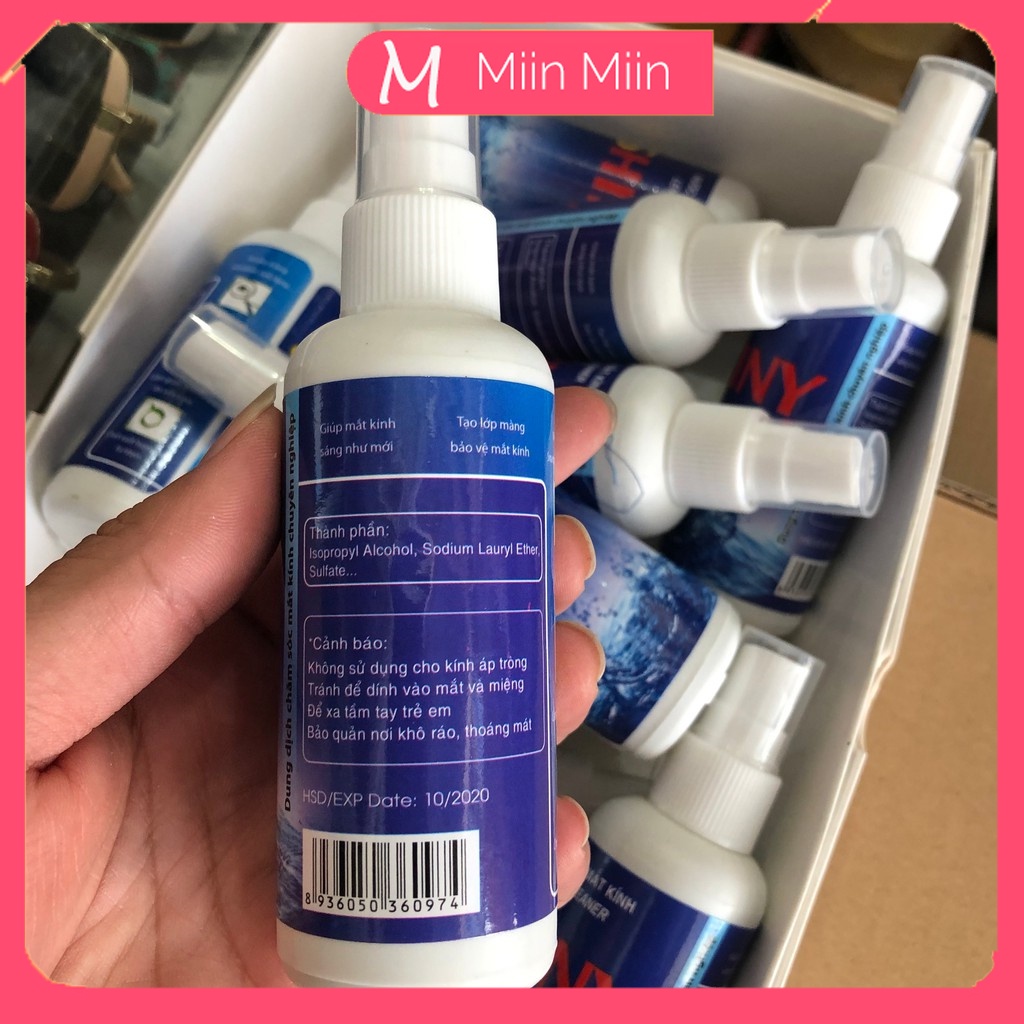 Lọ nước xịt rửa kính mắt siêu sạch