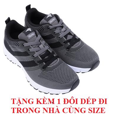 Giầy thể thao nam  Bitis Hunter DSM065233-Xám