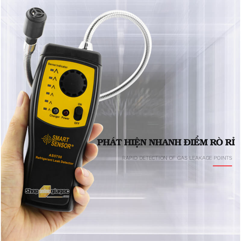 Máy phát hiện khí gas lạnh Smart Sensor AS5750