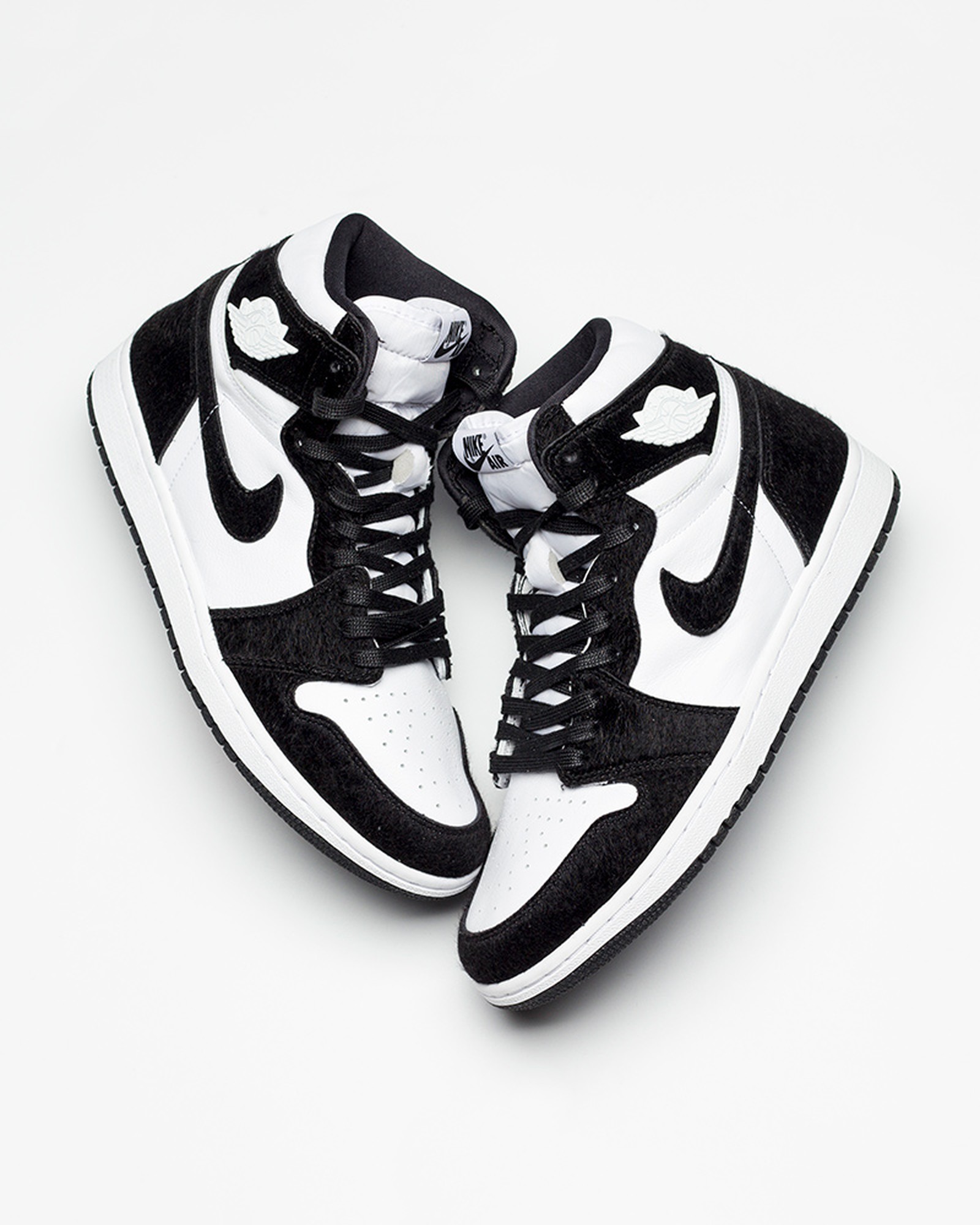Giày Nam Nữ Sneaker J0rdan 1 Panda High Twist ( Full box)