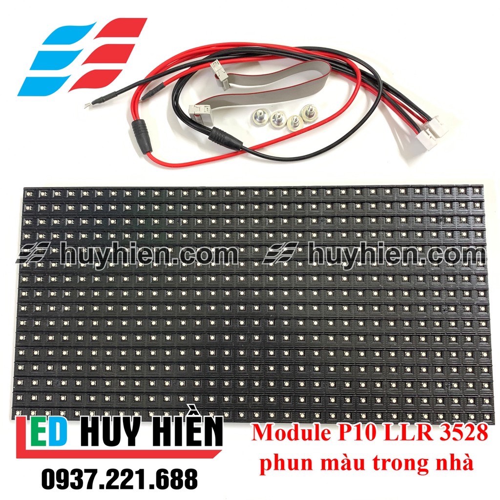 Module Led P10 Full màu trong nhà LLR (Led P10 full màu trong nhà LLR) Đủ phụ kiện
