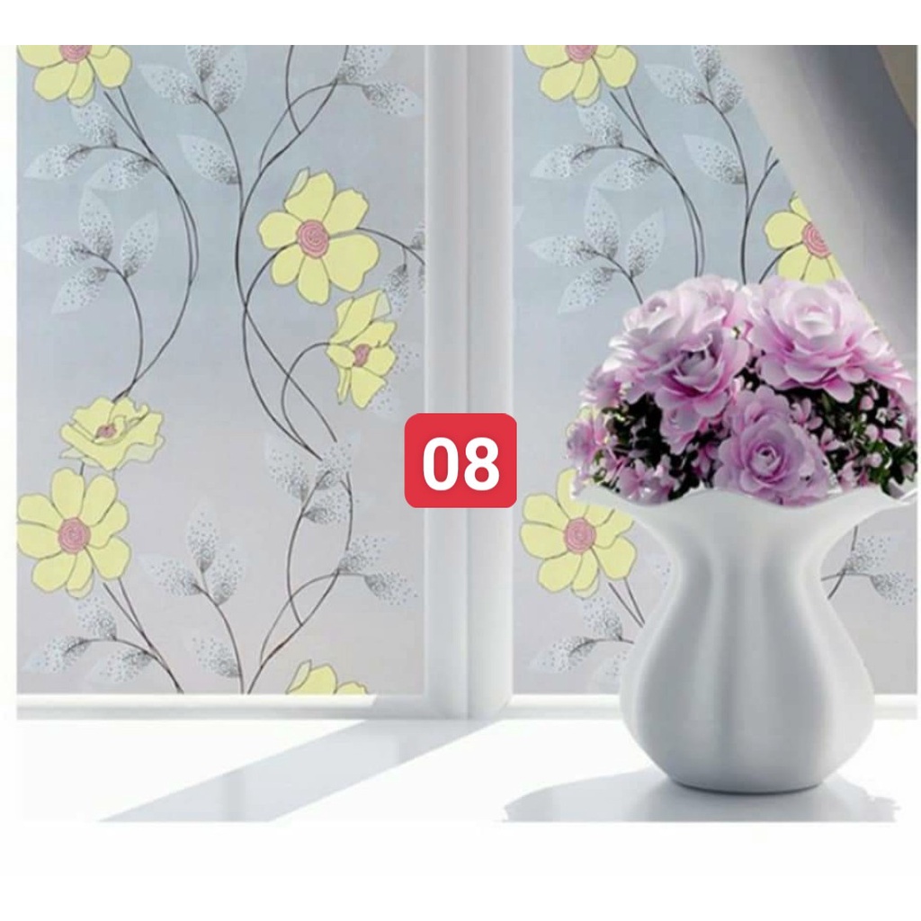 decan dán cửa kính, giấy dán kính 3d có nhiều mẫu