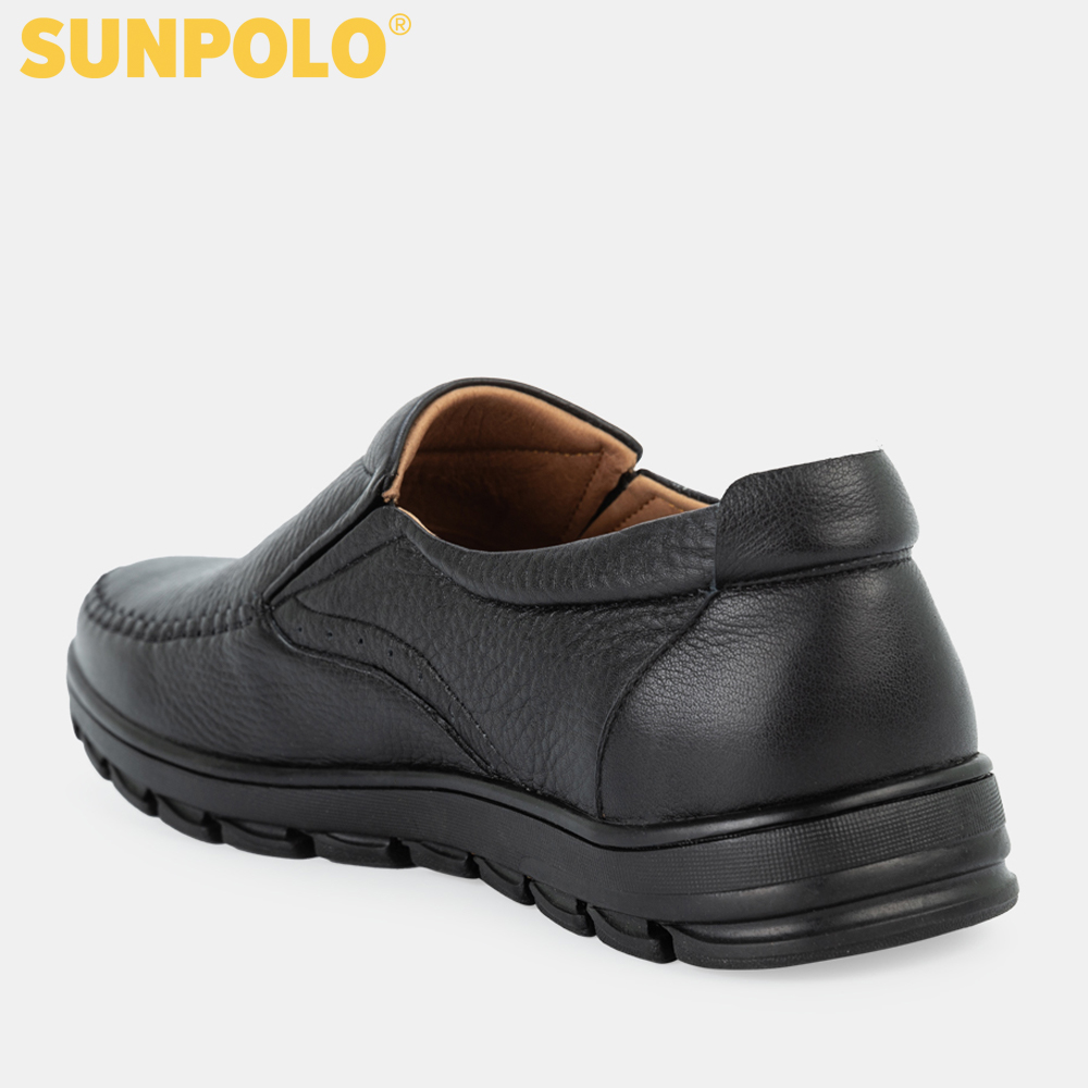 Giày Nam Da Bò Cao Cấp SUNPOLO MU1732 (Đen, Nâu)