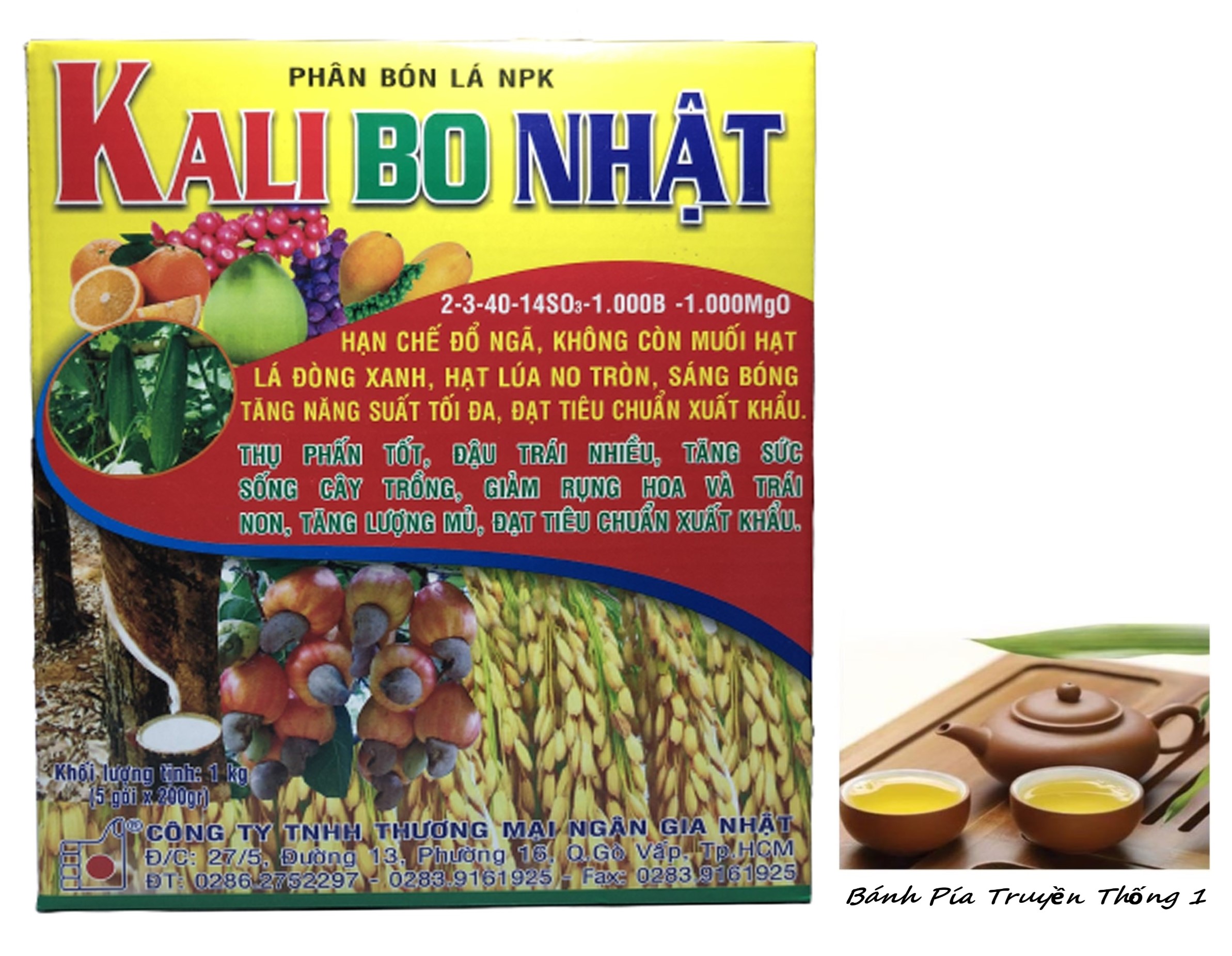 Phân Bón Lá NPK Kali Bo Nhật - #257A# 200g