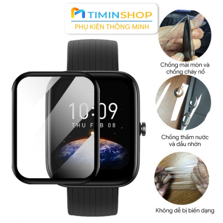 Miếng dán cho Amazfit Bip 3/ Bip 3 Pro/ Bip 5/ 6 - trong suốt