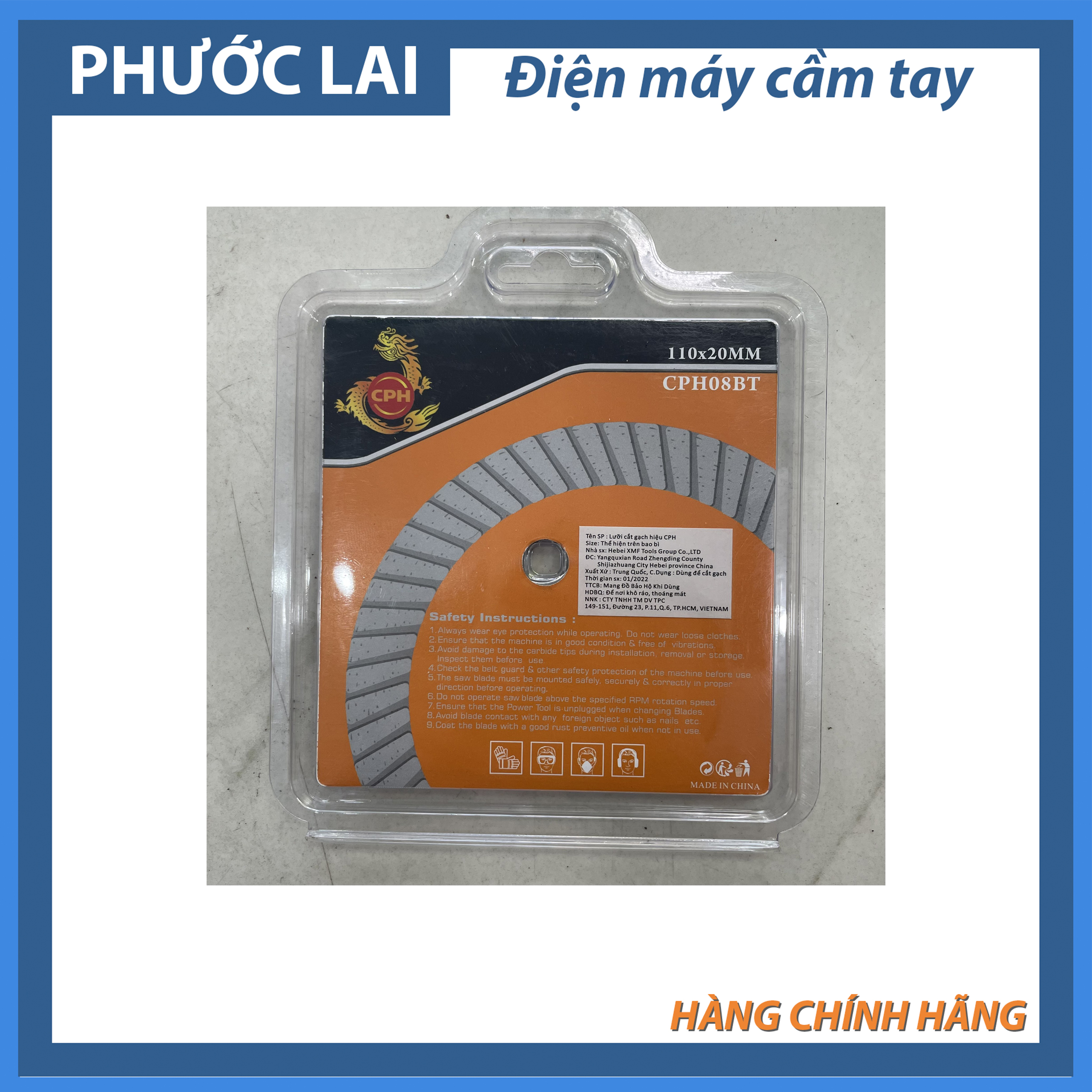 ĐĨA CẮT GẠCH ĐA NĂNG CPH08BT