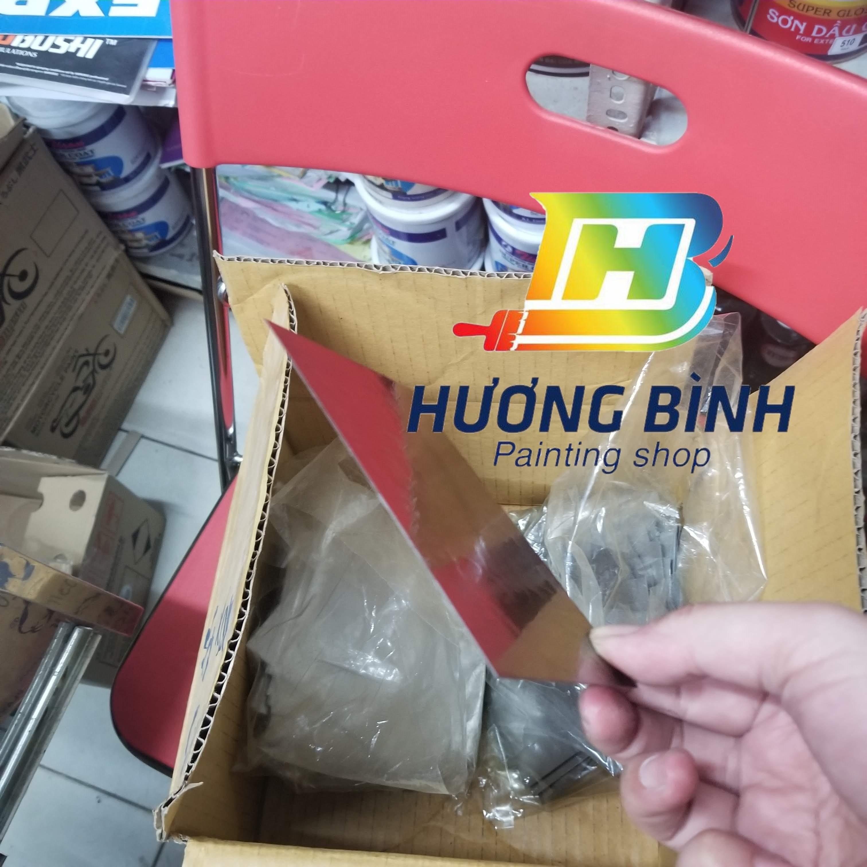 Dao thép trét bột Matit - kích thước 13cm x 7cm (1 miếng)