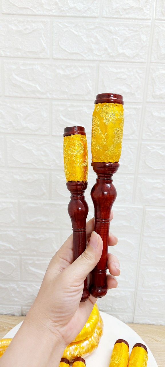 Dùi Đế Chuông Mõ Bọc Gấm Đẹp