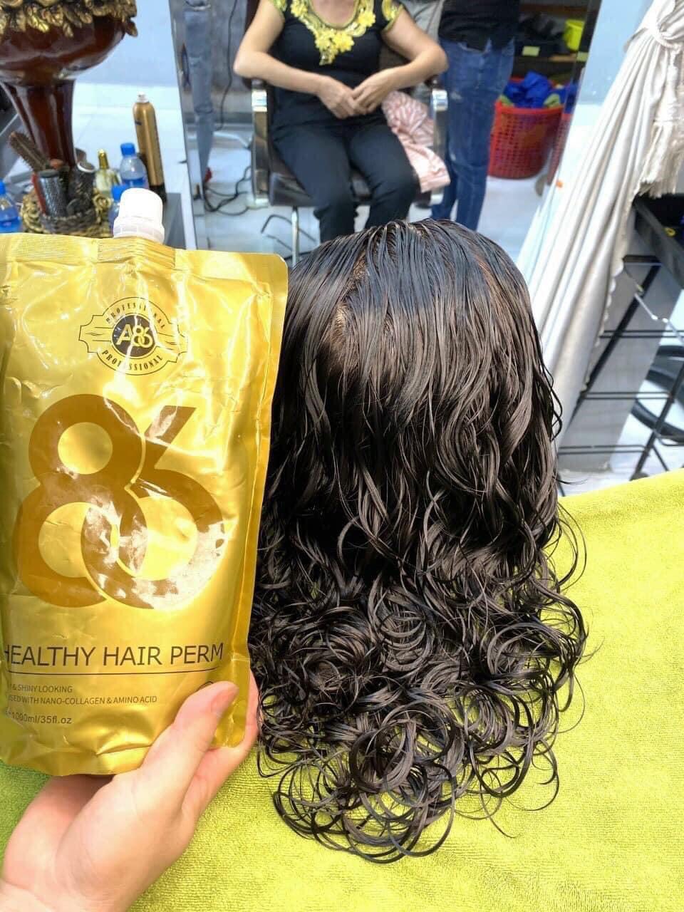 Thuốc uốn ép A86 chuyên dùng cho tóc khoẻ - Cặp uốn A, B Vàng