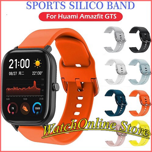 Dây đeo su trơn sikai dành cho xiaomi amazfit gts