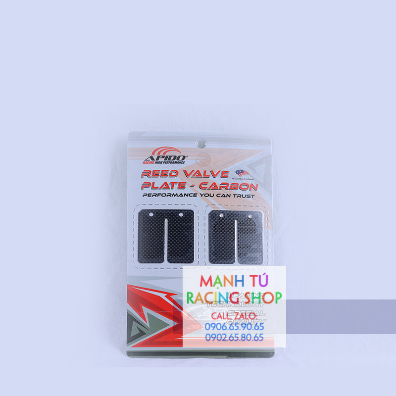 Phíp lưỡi gà cacbon Apido xe máy (RGV - 2L)