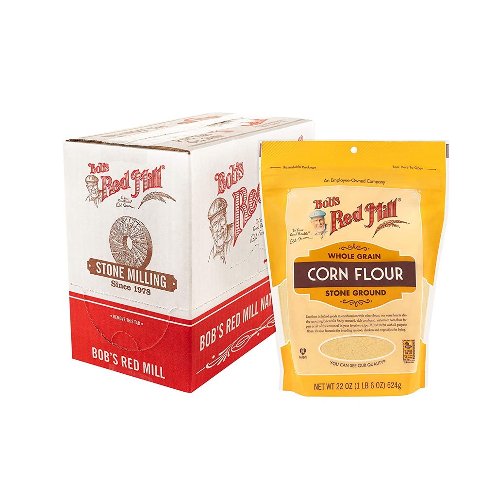 Bột bắp hữu cơ Bob's Red Mill (Organic Corn Flour) - 624gr