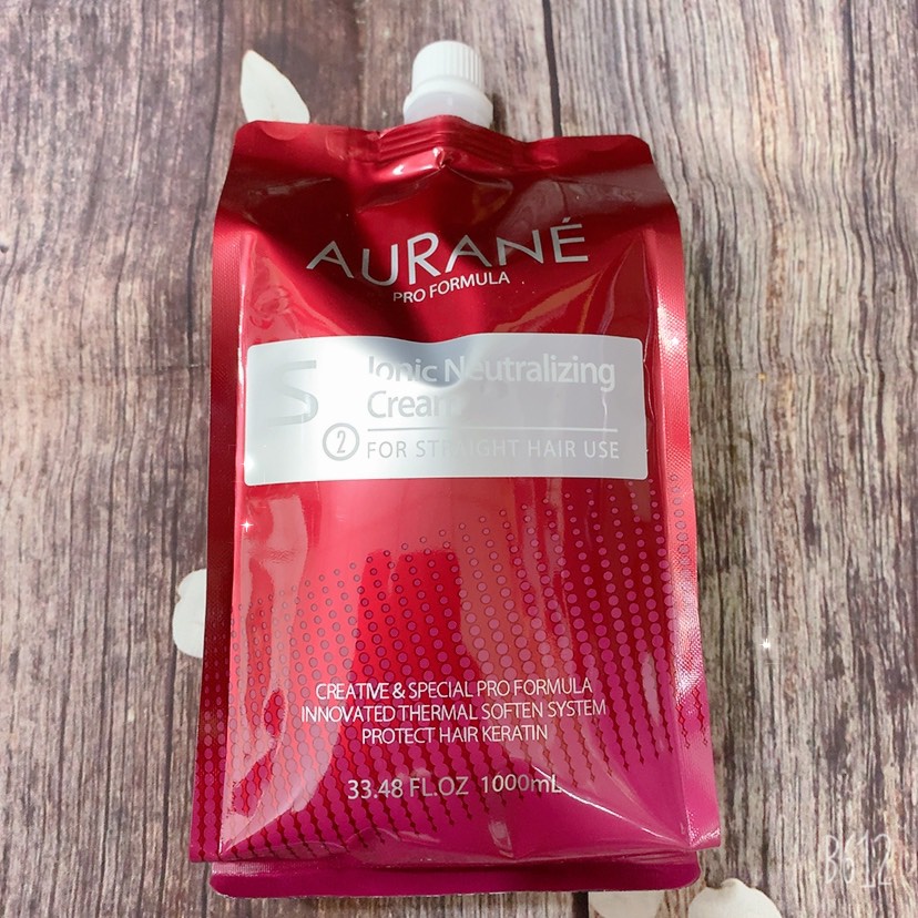 KEM UỐN DUỖI ÉP TÓC AURANE BÓNG TÓC MỀM MƯỢT 1000ML
