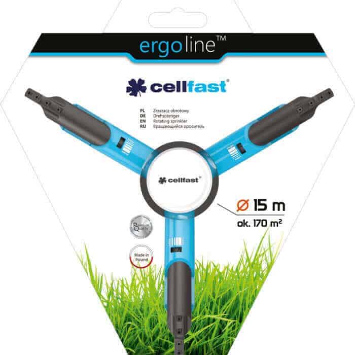Béc tưới vườn tưới thảm cỏ cao cấp chân cắm nhọn Cellfast Ergo SZ 53-415 - ban công xanh