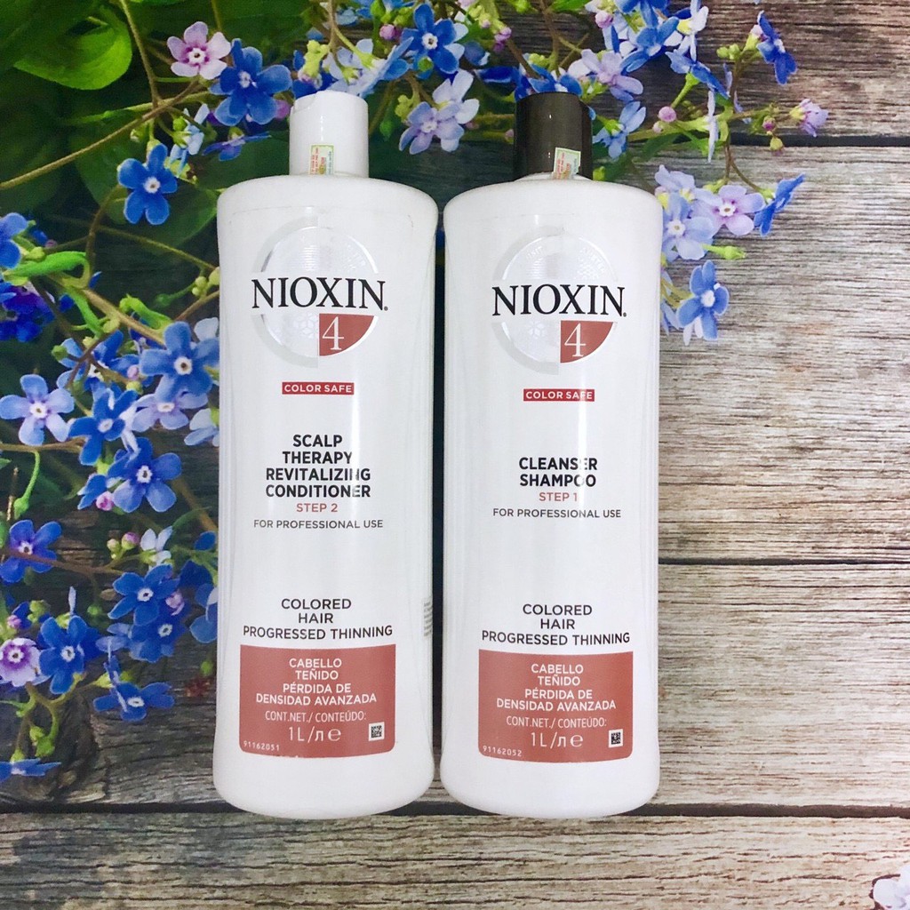 Dầu gội chống rụng tóc Nioxin System 4 Shampoo 1000ml ( New 2019)