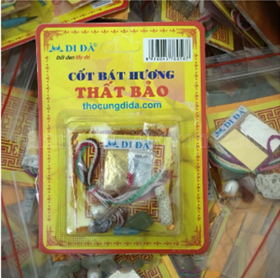 Cốt bát hương,tượng (THẤT BẢO) DI ĐÀ 100% hàng thật dùng để bốc bát hương - San hô trắng