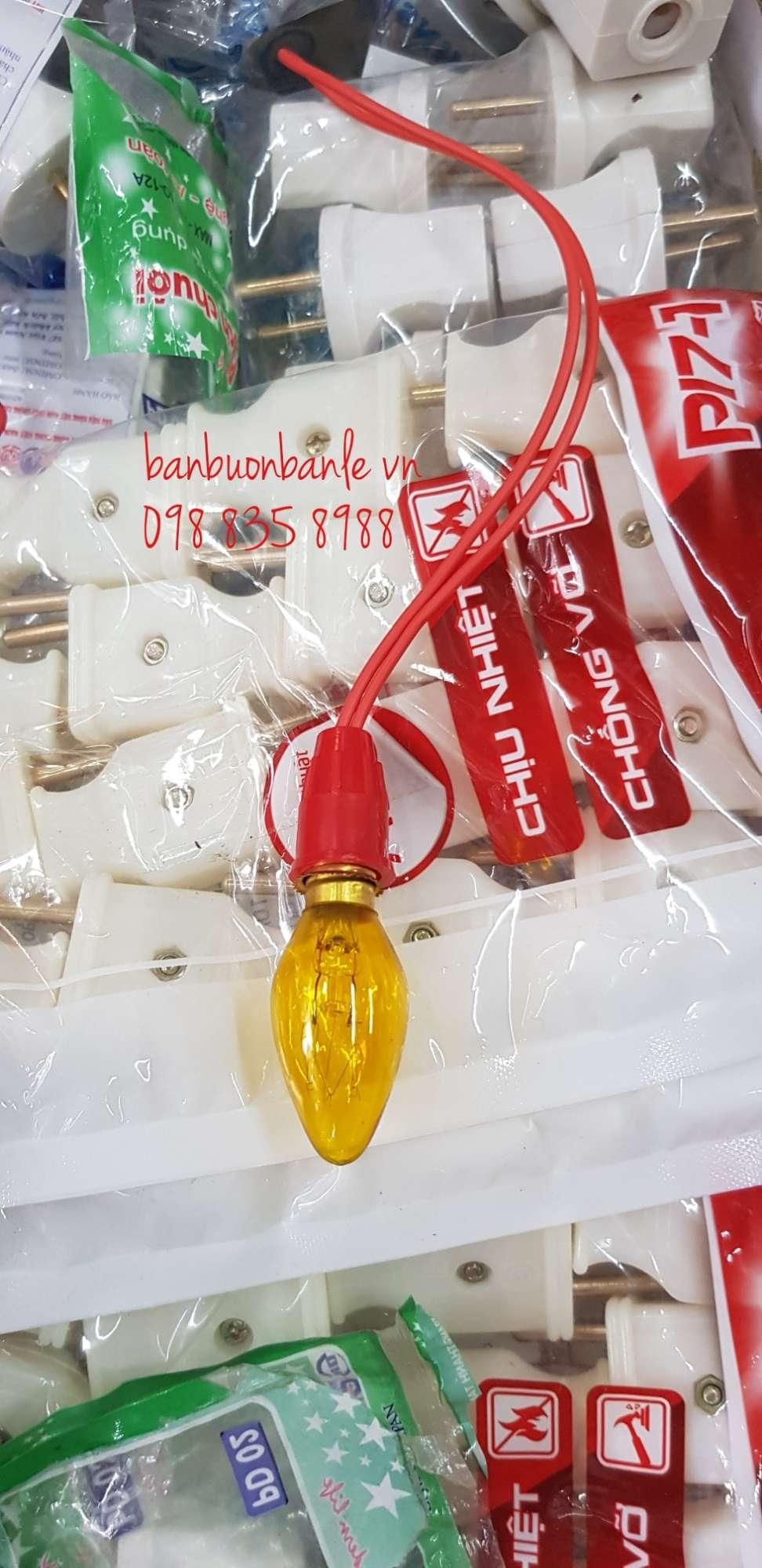 Bộ 10 đui đèn nhót E12