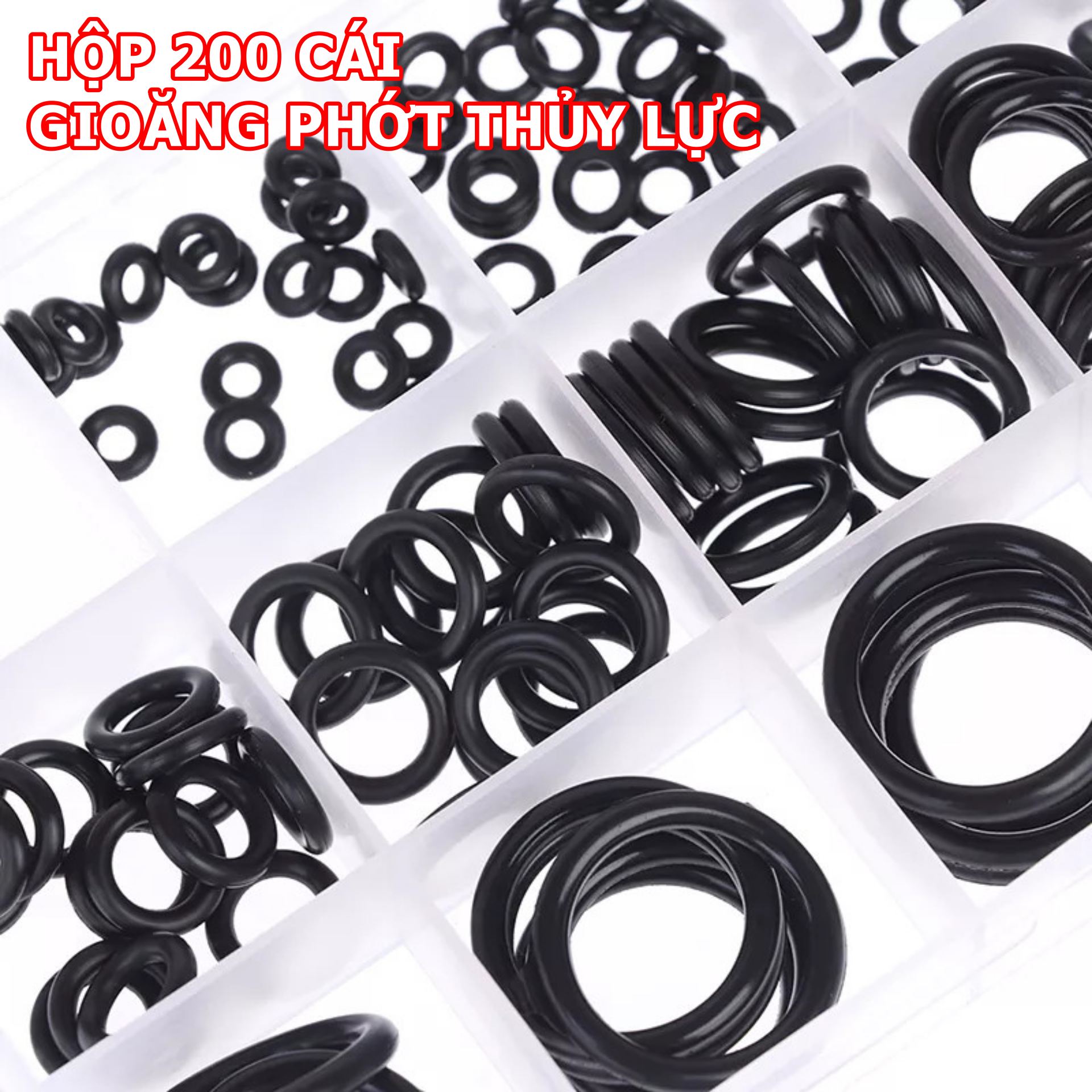 200 gioăng ron cao su dây cấp dây bát sen dây xịt cho đường nước, đường dầu thủy lực, đường khí nén... Làm việc từ -40 độ C đến 120 độ C