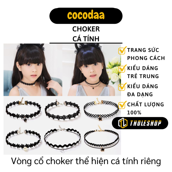 1 Vòng cổ choker hay vòng tattoo hottrend - Phụ kiện nữ - Vòng cổ tatto Chocker thời trang cá tính - Vòng cổ tatto trẻ em
