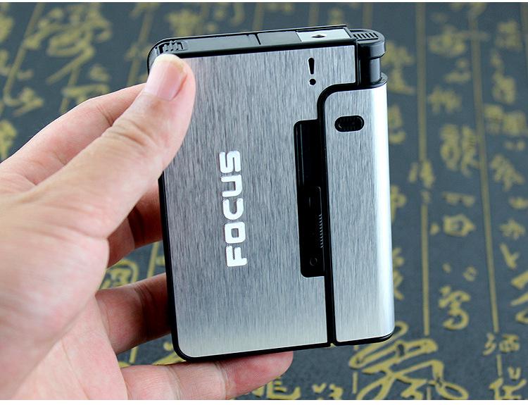 Bật lửa kiêm bao đựng thuốc lá Focus