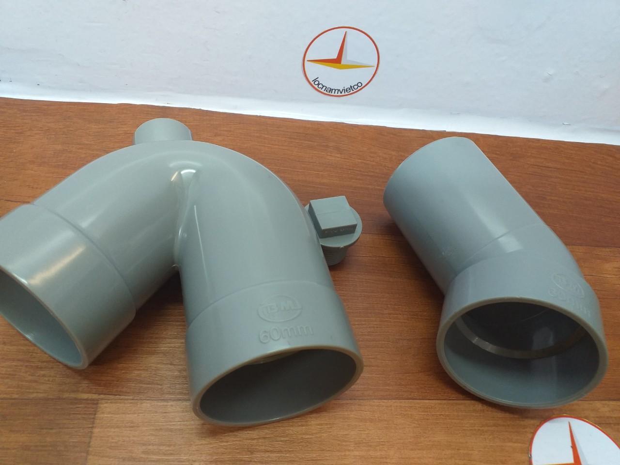 Con thỏ (xi phông) chống hôi phi 60 nhựa PVC Bình Minh