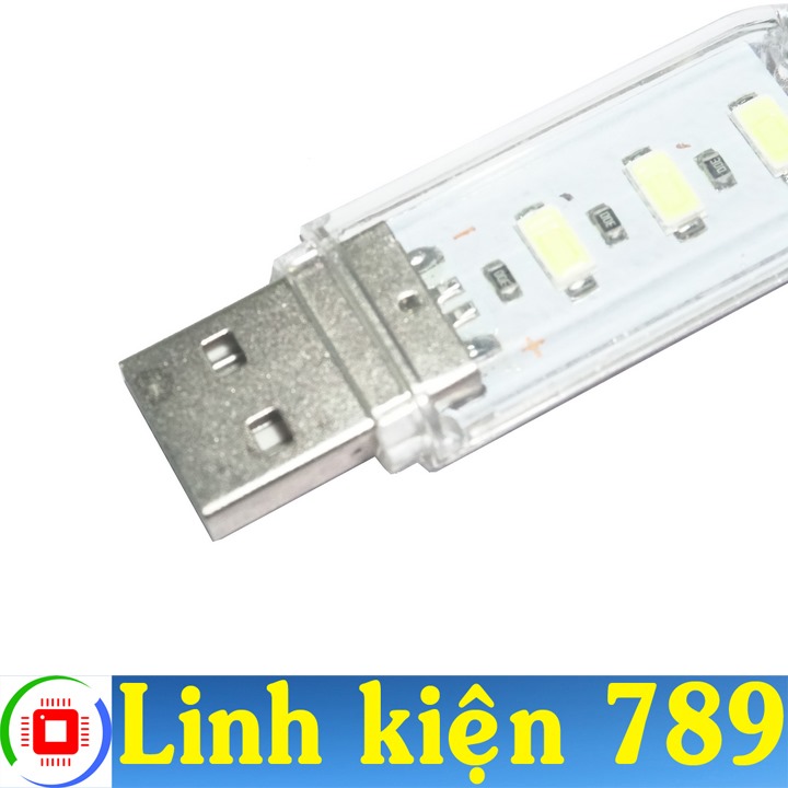 Đèn LED USB 3 LED sáng trắng ( bộ 2 cái )- Linh Kiện 789