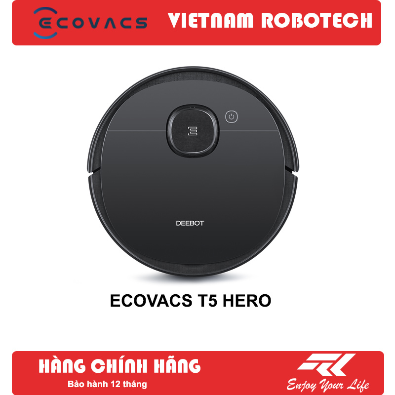 [Xả kho đón tết] Robot hút bụi lau nhà Ecovacs T5 Hero - Hàng mới 100%- Nguyên Seal - VIETNAMROBOTECH