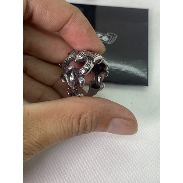 [Ảnh Thật] Nhẫn Chrome Heart bạc có bảo hành.