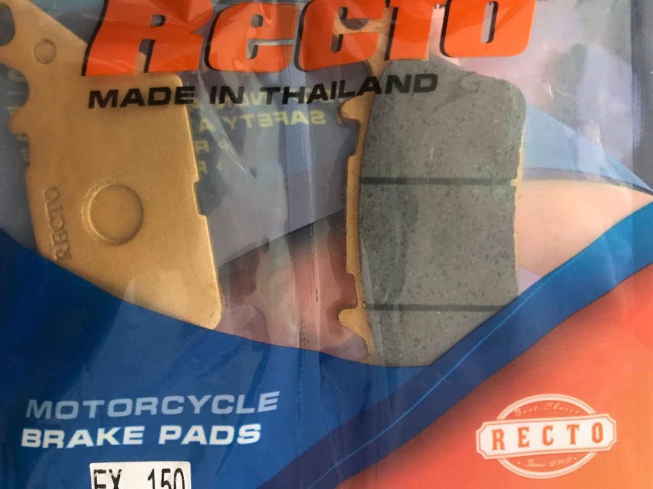 Bộ bố thắng đĩa trươc Recto cho Exciter 150 (má phanh)