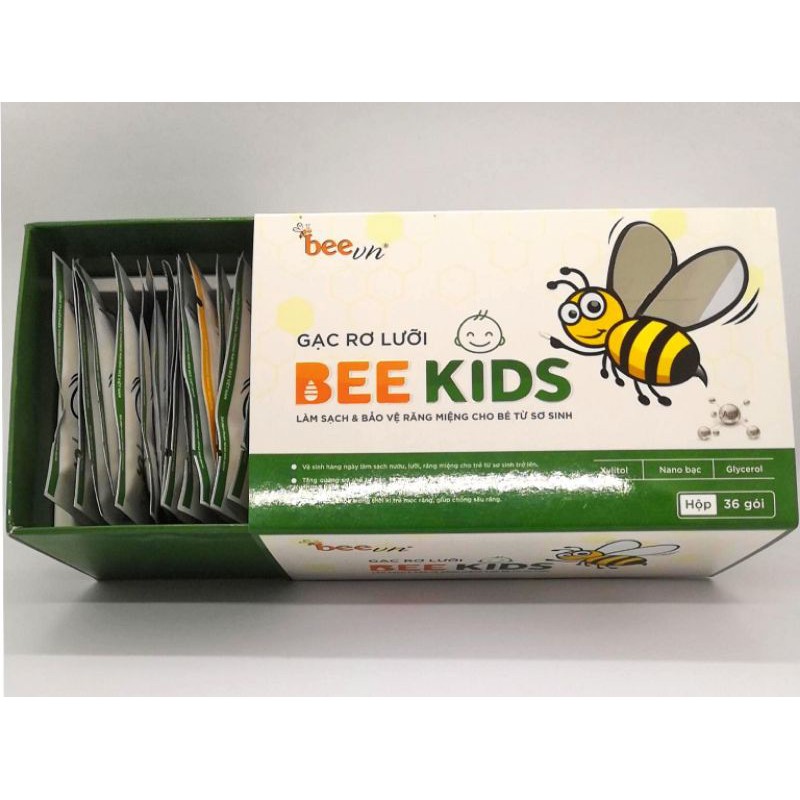Gạc rơ lưỡi Bee Kids