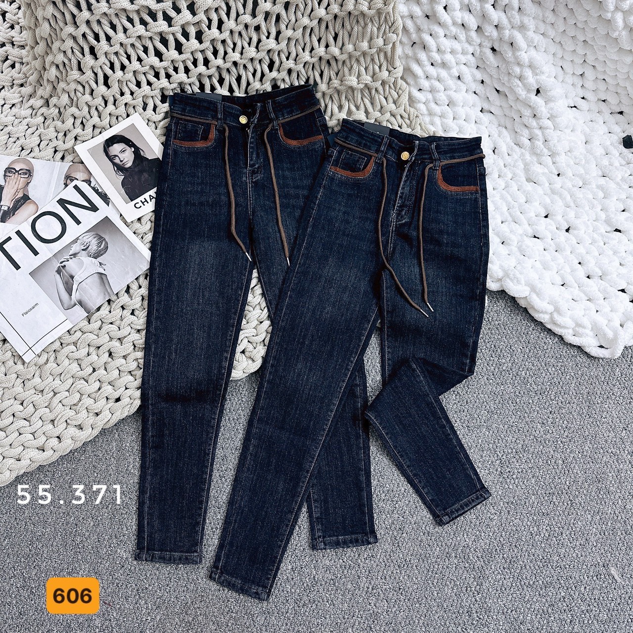 [Hoàn Tiền 15%] [HCM]Quần jean nữ cao cấp vải denim xịn xò  không nhăn  không xù  không bai màu  hàng chuẩn shop ( shop tự chụp ) thời trang Diễm Nhi Shop lmnoo5
