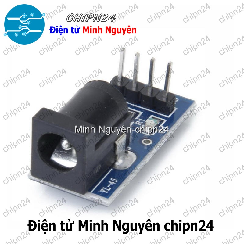[1 cái] (KG1) Đế chuyển Adapter Jack DC to DIP (PCB chuyển, Mạch chuyển)
