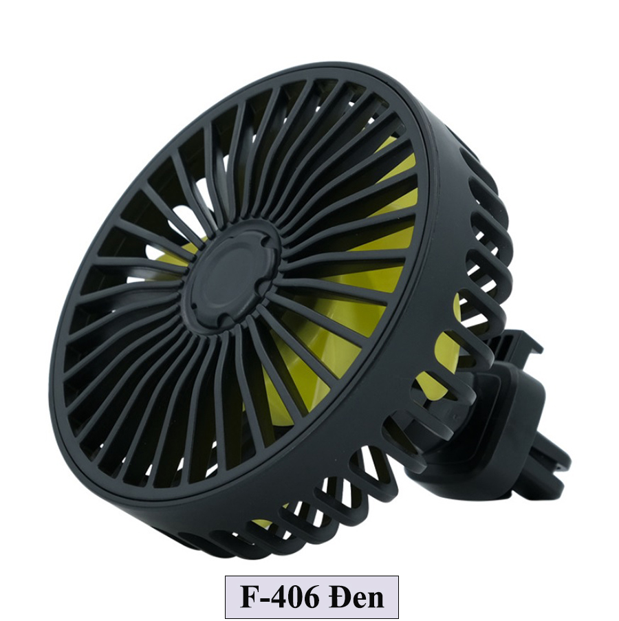 Quạt ÔTÔ Mini GXZ-F829 - Gắn Cửa Điều Hòa - 3 Chế Độ Gió - Xoay 360 Độ - Ngoài Ra Lợi Thế Chân Cắm USB, Còn Có Thể Để Bàn Làm Việc Nhỏ Gọn, Tiện Lợi - Energy Green Lighting