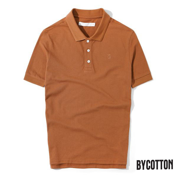 Áo Thun Nam Cao Cấp Polo Cổ Bẻ Nâu Premium Brown Basic BY COTTON