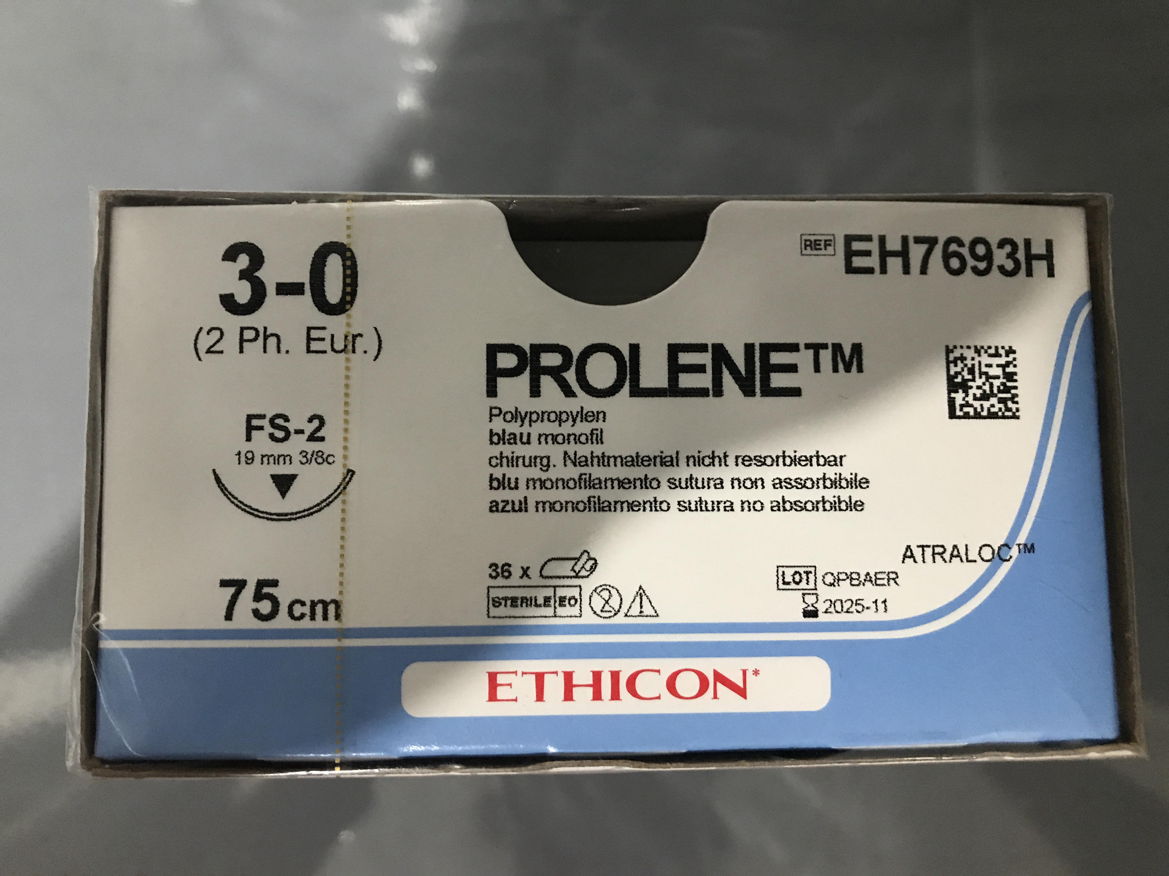 Chỉ phẫu thuật Prolene 3/0