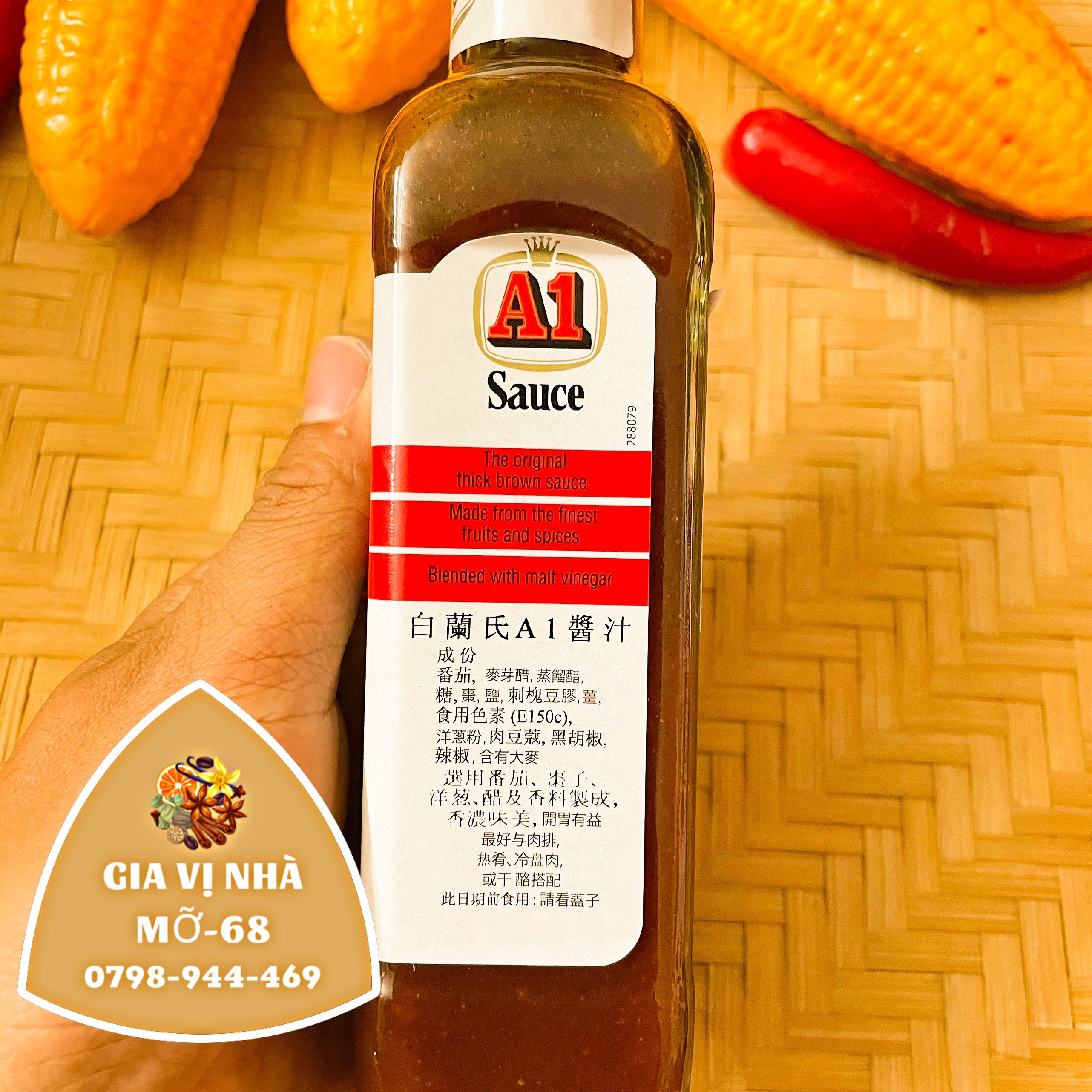SỐT A1 ORIGINAL - SỐT ƯỚP BÒ BÍT TẾT -CHAI 240GR