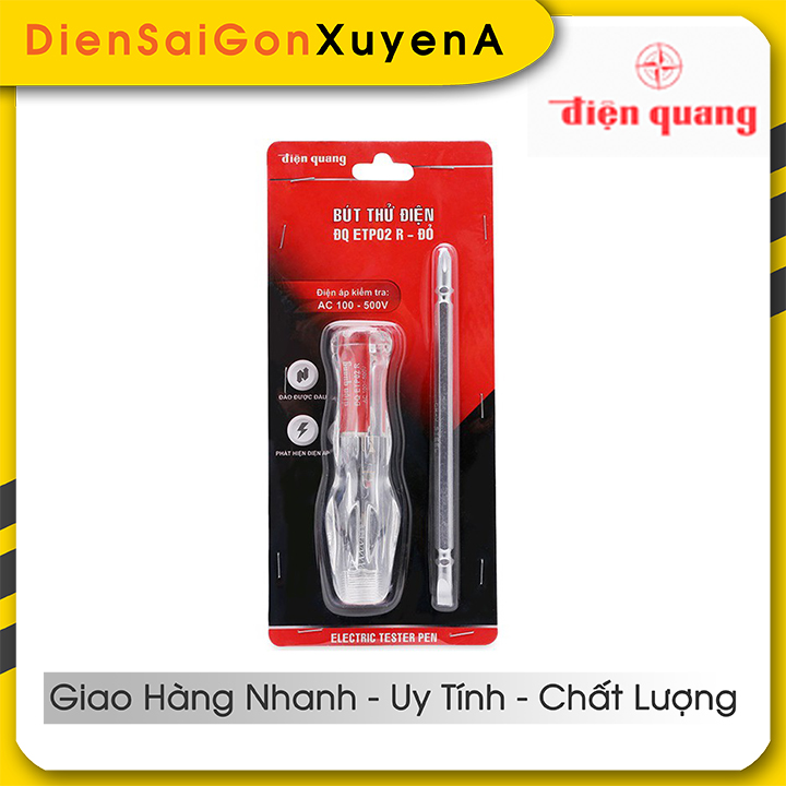 Bút thử điện 2 đầu vặn vít Điện Quang